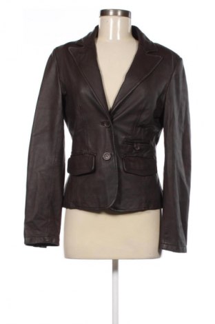 Дамско кожено яке Esprit, Размер S, Цвят Кафяв, Цена 53,99 лв.
