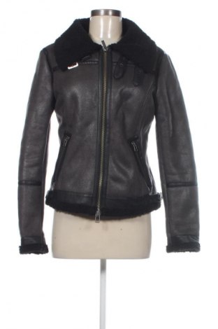 Damen Lederjacke Goosecraft, Größe M, Farbe Grau, Preis € 107,99