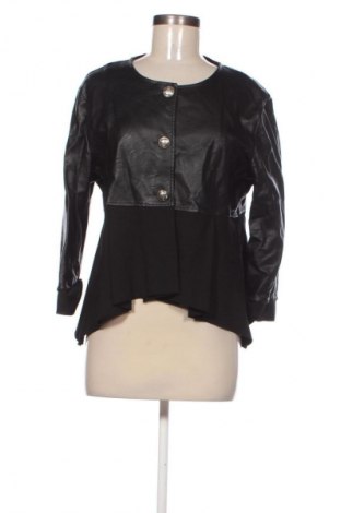 Damen Lederjacke Made In Italy, Größe M, Farbe Schwarz, Preis 29,67 €