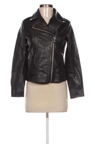 Damen Lederjacke Mango, Größe XS, Farbe Schwarz, Preis 56,99 €