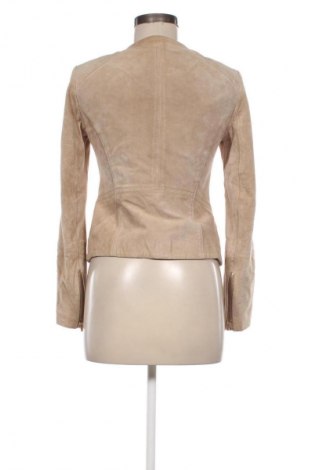 Damen Lederjacke Mango, Größe S, Farbe Beige, Preis € 27,99