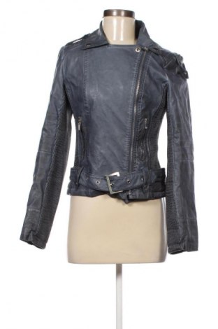 Damen Lederjacke Morgan, Größe M, Farbe Blau, Preis 42,99 €