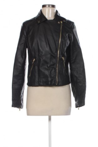 Damen Lederjacke New Look, Größe S, Farbe Schwarz, Preis 40,99 €
