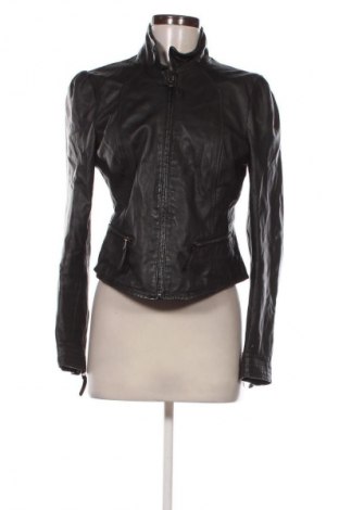 Geacă de piele pentru femei Zara, Mărime L, Culoare Negru, Preț 303,99 Lei