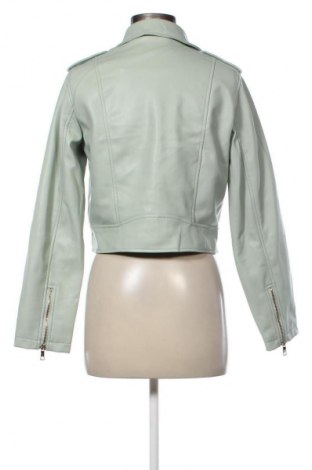 Dámska kožená bunda  Zara, Veľkosť M, Farba Zelená, Cena  23,95 €