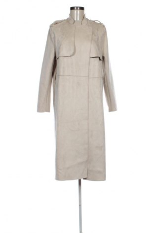 Palton de femei H&M, Mărime S, Culoare Bej, Preț 196,99 Lei