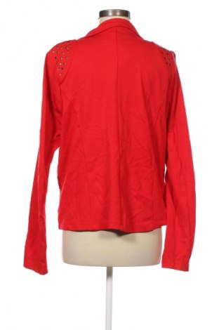 Damski żakiet Ms Mode, Rozmiar XL, Kolor Czerwony, Cena 157,99 zł