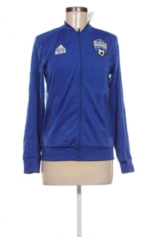 Γυναικεία αθλητική ζακέτα Adidas, Μέγεθος S, Χρώμα Μπλέ, Τιμή 30,99 €