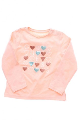 Dziecięca bluzka Guess, Rozmiar 12-18m/ 80-86 cm, Kolor ecru, Cena 78,16 zł