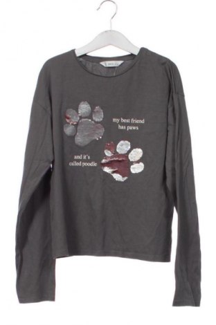Kinder Shirt Mango, Größe 10-11y/ 146-152 cm, Farbe Grau, Preis € 4,99
