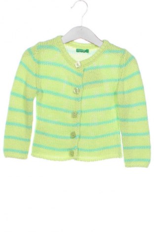 Kinder Strickjacke United Colors Of Benetton, Größe 18-24m/ 86-98 cm, Farbe Grün, Preis € 12,77