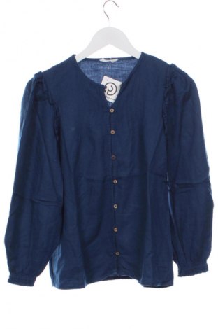 Kinderhemd Mango, Größe 13-14y/ 164-168 cm, Farbe Blau, Preis € 3,99