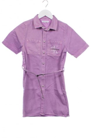Dětské šaty  Calvin Klein Jeans, Velikost 9-10y/ 140-146 cm, Barva Fialová, Cena  863,00 Kč