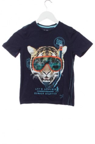 Dziecięcy T-shirt Here+There, Rozmiar 8-9y/ 134-140 cm, Kolor Niebieski, Cena 27,59 zł