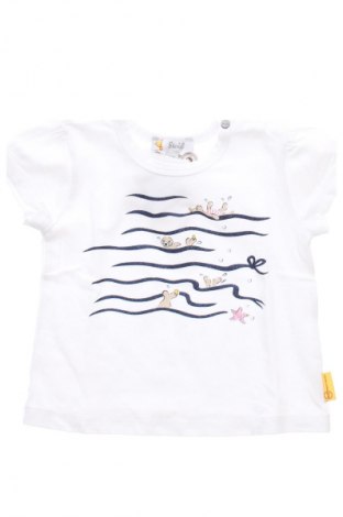 Kinder T-Shirt Steiff, Größe 2-3m/ 56-62 cm, Farbe Weiß, Preis € 7,99
