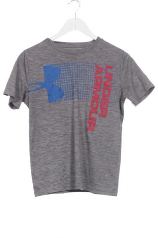 Kinder T-Shirt Under Armour, Größe 7-8y/ 128-134 cm, Farbe Grau, Preis 17,99 €
