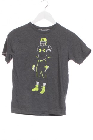 Kinder T-Shirt Under Armour, Größe 7-8y/ 128-134 cm, Farbe Grau, Preis 17,99 €