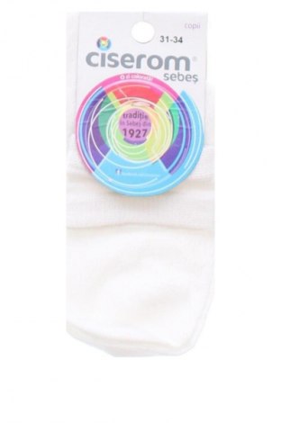Kinder Socken Unbranded, Größe 31y, Farbe Weiß, Preis € 6,22
