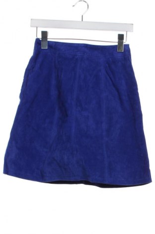 Lederrock VILA, Größe XXS, Farbe Blau, Preis € 24,99