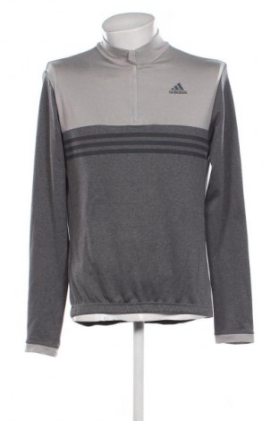 Ανδρική μπλούζα Adidas, Μέγεθος L, Χρώμα Γκρί, Τιμή 26,99 €