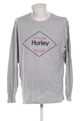 Ανδρική μπλούζα Hurley, Μέγεθος XXL, Χρώμα Γκρί, Τιμή 26,99 €