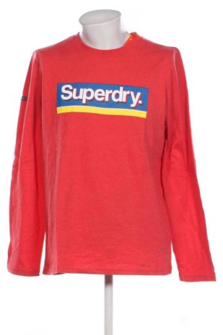 Męska bluzka Superdry, Rozmiar XXL, Kolor Czerwony, Cena 80,99 zł