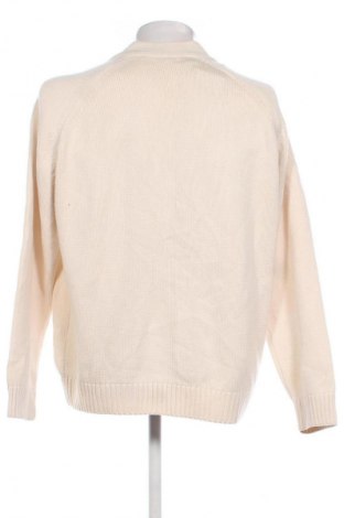 Herren Strickjacke Zara, Größe L, Farbe Ecru, Preis € 12,99