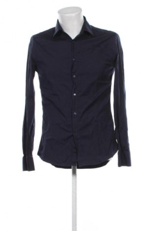 Herrenhemd Bigotti, Größe M, Farbe Blau, Preis 14,99 €