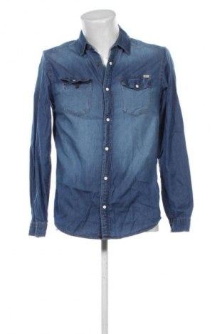 Ανδρικό πουκάμισο Jack & Jones, Μέγεθος S, Χρώμα Μπλέ, Τιμή 21,99 €