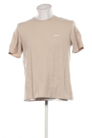 Męski T-shirt BOSS, Rozmiar L, Kolor Beżowy, Cena 374,99 zł