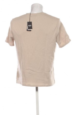 Męski T-shirt BOSS, Rozmiar L, Kolor Beżowy, Cena 374,99 zł