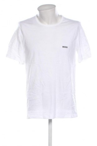 Męski T-shirt BOSS, Rozmiar XL, Kolor Biały, Cena 112,99 zł