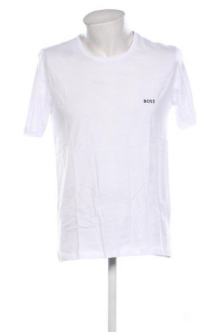 Męski T-shirt BOSS, Rozmiar L, Kolor Biały, Cena 112,99 zł