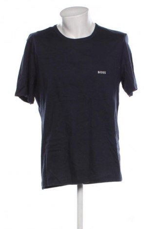 Męski T-shirt BOSS, Rozmiar XXL, Kolor Niebieski, Cena 112,99 zł