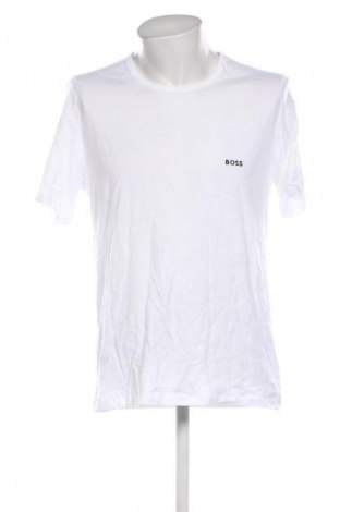 Męski T-shirt BOSS, Rozmiar XL, Kolor Biały, Cena 131,99 zł