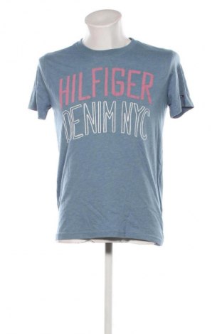 Tricou de bărbați Hilfiger Denim, Mărime M, Culoare Albastru, Preț 139,99 Lei