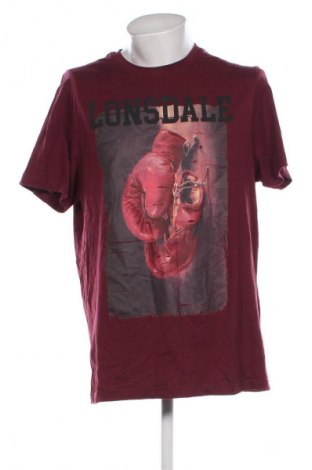 Herren T-Shirt Lonsdale, Größe XXL, Farbe Rot, Preis € 9,72