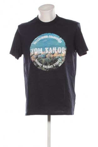 Ανδρικό t-shirt Tom Tailor, Μέγεθος L, Χρώμα Μπλέ, Τιμή 21,99 €