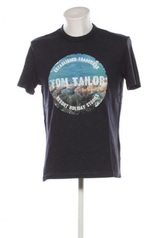 Tricou de bărbați Tom Tailor, Mărime M, Culoare Albastru, Preț 115,99 Lei