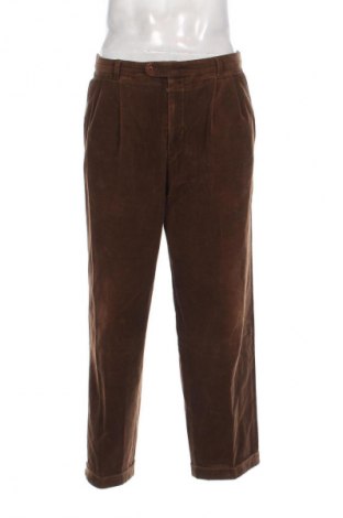 Pantaloni raiați de bărbați Ermenegildo Zegna, Mărime L, Culoare Maro, Preț 262,99 Lei