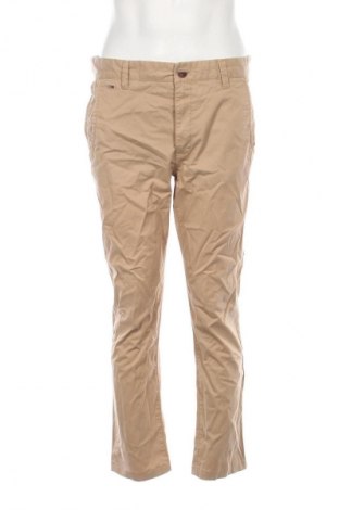 Męskie spodnie Hilfiger Denim, Rozmiar L, Kolor Beżowy, Cena 87,99 zł