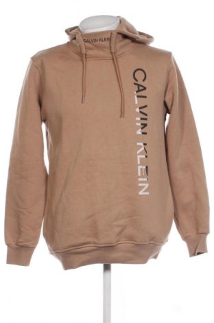 Męska bluza z polaru Calvin Klein, Rozmiar XL, Kolor Brązowy, Cena 611,22 zł