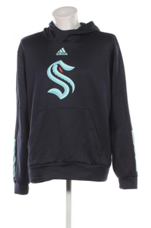 Herren Sweatshirt Adidas, Größe XL, Farbe Blau, Preis € 23,99