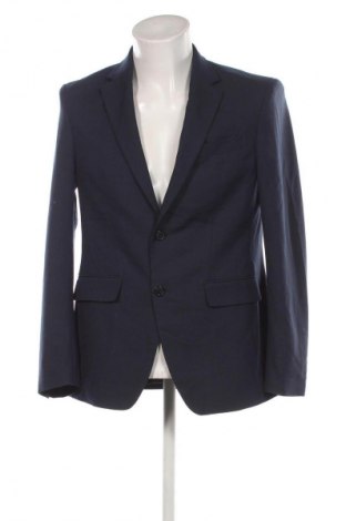 Мъжко сако Zara Man, Размер L, Цвят Син, Цена 55,99 лв.