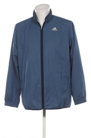 Ανδρικό μπουφάν Adidas, Μέγεθος L, Χρώμα Μπλέ, Τιμή 21,99 €
