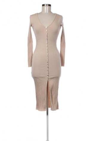 Šaty  Bershka, Velikost XS, Barva Béžová, Cena  409,00 Kč