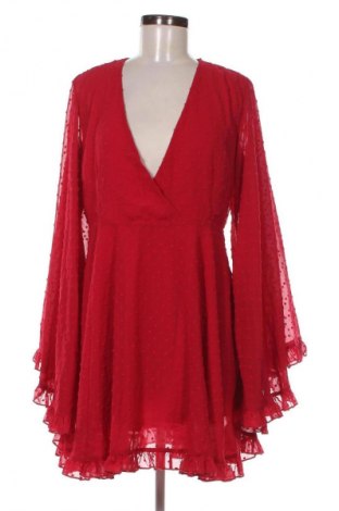 Kleid Boohoo, Größe XL, Farbe Rot, Preis 20,99 €
