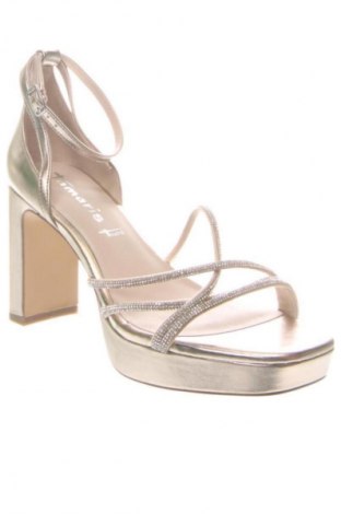 Sandalen Tamaris, Größe 39, Farbe Silber, Preis € 21,00