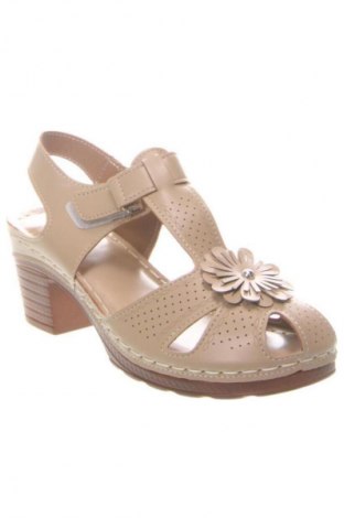 Sandalen Unbranded, Größe 38, Farbe Beige, Preis € 19,96
