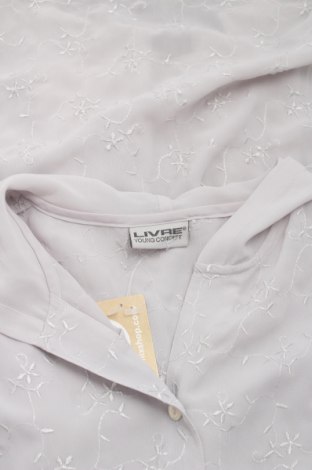 Γυναικείο πουκάμισο Livre, Μέγεθος M, Χρώμα Γκρί, Τιμή 9,79 €